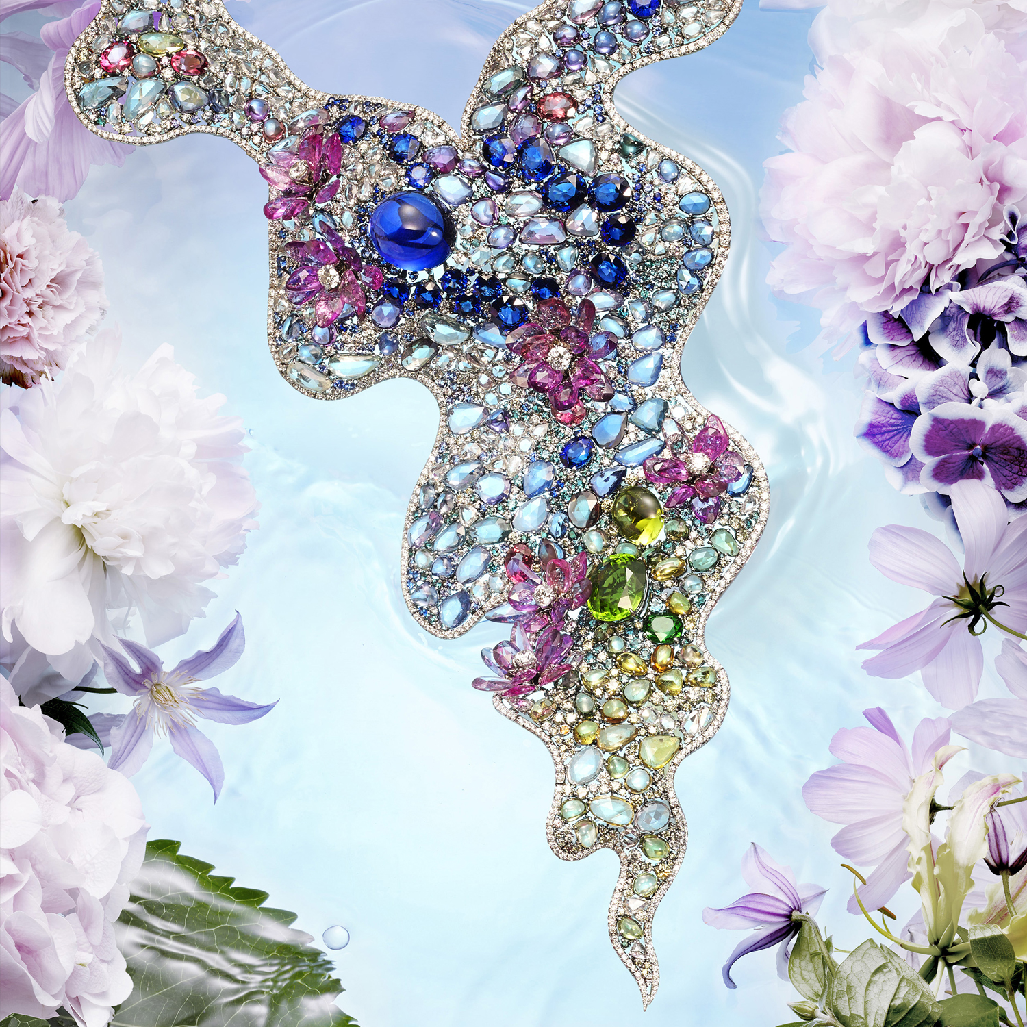 Monet Water Lilies Necklace